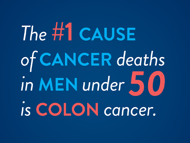 Colon Cancer is Now the Leading Cause of Cancer Deaths in Men Under 50